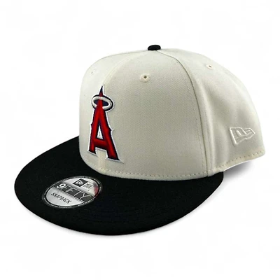 Anaheim Angels Chrome and Black Basic "Halos Collection" 9FIFTY Snapback