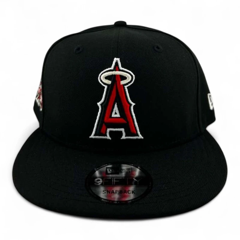 Anaheim Angels Black "Halos Collection" 50th Anniversary Patch 9FIFTY Snapback