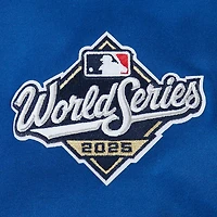 Los Angeles Dodgers Royal Blue 2025 World Series Drop Shoulder Pullover Hoodie