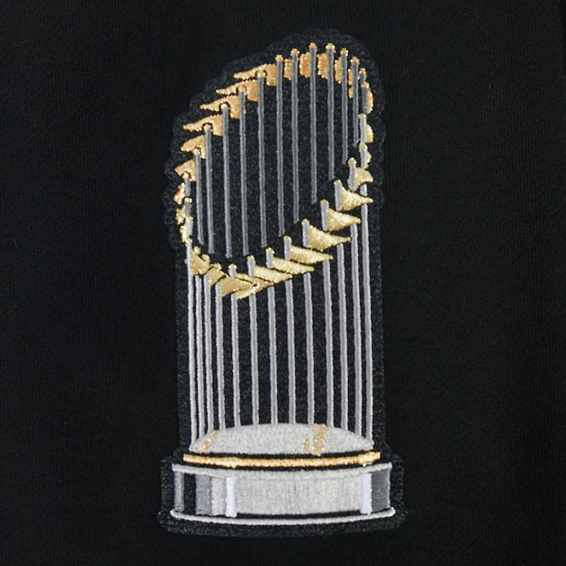 Los Angeles Dodgers Black 2025 World Series Drop Shoulder Pullover Hoodie