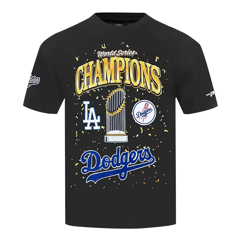 Los Angeles Dodgers Black 2025 World Series Champions Pro Standard T-Shirt