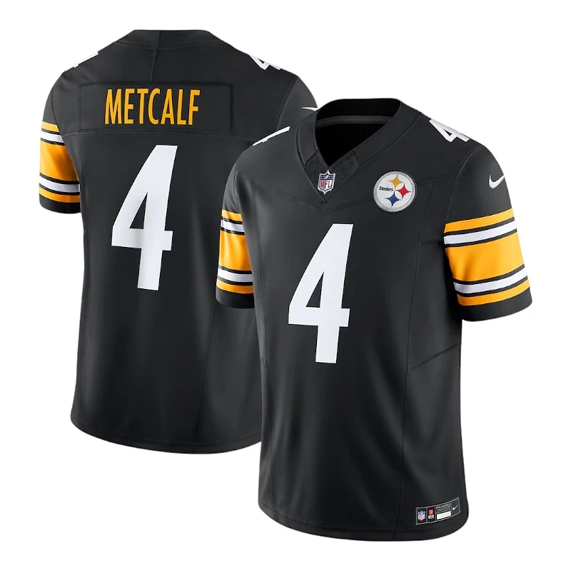Pittsburgh Steelers DK Metcalf Black Nike Vapor F.U.S.E Limited Jersey