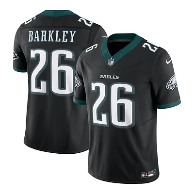Philadelphia Eagles Saquon Barkley Black Nike Vapor F.U.S.E Limited Jersey