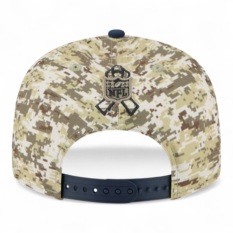 Tennessee Titans 2025 NFL Salute to Service Fan Gear New Era 9FIFTY Snapback Hat