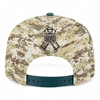 Philadelphia Eagles 2025 NFL Salute to Service Fan Gear New Era 9FIFTY Snapback Hat