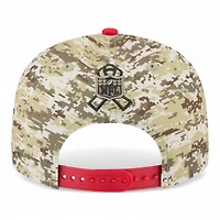 Kansas City Chiefs 2025 NFL Salute to Service Fan Gear New Era 9FIFTY Snapback Hat