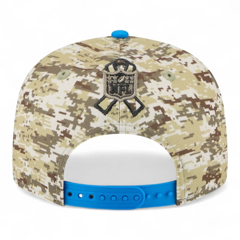 Detroit Lions 2025 NFL Salute to Service Fan Gear New Era 9FIFTY Snapback Hat