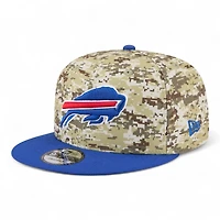 Buffalo Bills 2025 NFL Salute to Service Fan Gear New Era 9FIFTY Snapback Hat