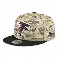 Atlanta Falcons 2025 NFL Salute to Service Fan Gear New Era 9FIFTY Snapback Hat