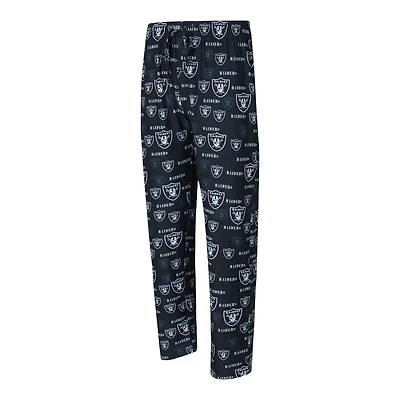 Las Vegas Raiders Black Mosaic All Over Print Sleep Pajama Pants