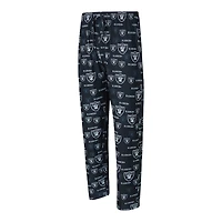 Las Vegas Raiders Black Mosaic All Over Print Sleep Pajama Pants