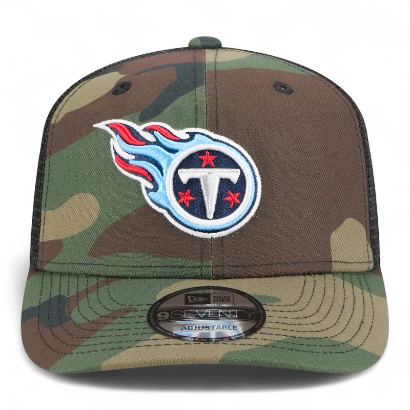 Tennessee Titans 2025 NFL Salute to Service Fan Gear New Era 9SEVENTY Adjustable Snapback Hat