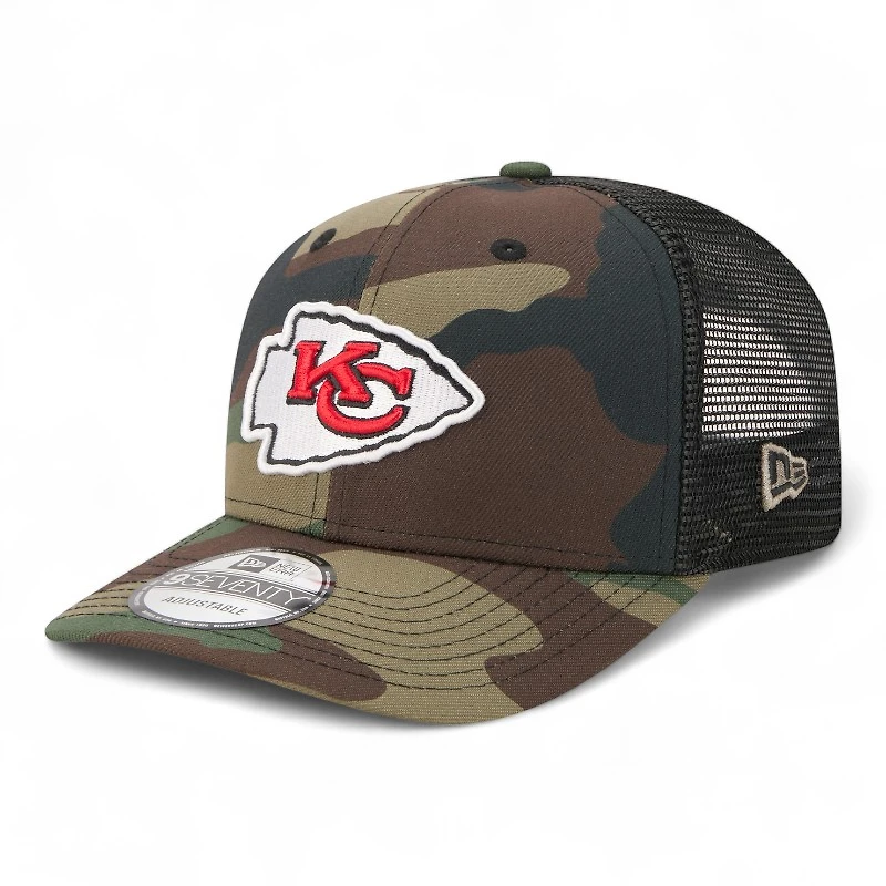 Kansas City Chiefs 2025 NFL Salute to Service Fan Gear New Era 9SEVENTY Adjustable Snapback Hat