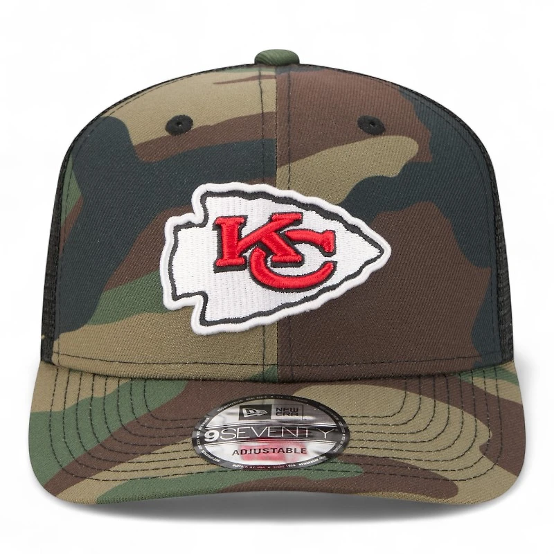 Kansas City Chiefs 2025 NFL Salute to Service Fan Gear New Era 9SEVENTY Adjustable Snapback Hat
