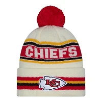 Kansas City Chiefs Classic New Era Cuffed Knit Pom Beanie Hat