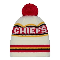 Kansas City Chiefs Classic New Era Cuffed Knit Pom Beanie Hat
