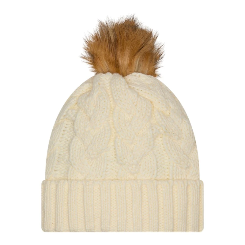 St. Louis Blues Classic New Era Cuffed Fur Pom Beanie Hat