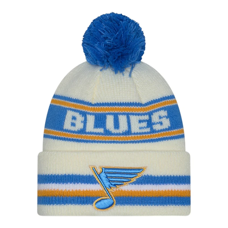 St. Louis Blues Classic New Era Cuffed Knit Pom Beanie Hat