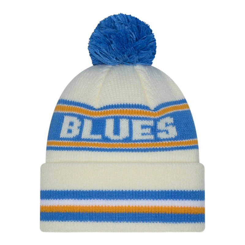 St. Louis Blues Classic New Era Cuffed Knit Pom Beanie Hat