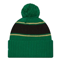Boston Celtics Green Bold New Era Cuffed Knit Pom Beanie Hat