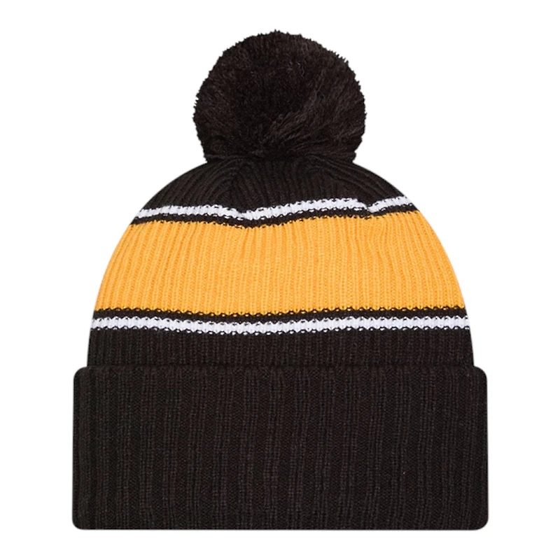 Missouri Tigers Black Bold New Era Cuffed Knit Pom Beanie Hat