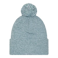 Philadelphia Eagles Green Marl New Era Cuffed Knit Pom Beanie Hat