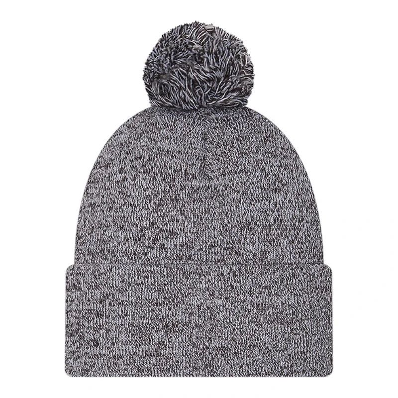 Atlanta Falcons Black Marl New Era Cuffed Knit Pom Beanie Hat