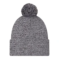 Atlanta Falcons Black Marl New Era Cuffed Knit Pom Beanie Hat