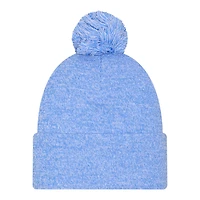 St. Louis Blues Blue Marl New Era Cuffed Knit Pom Beanie Hat