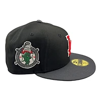 Los Angeles Dodgers Black and Graphite 1956 All Star Game Patch Grey UV New Era 59FIFTY Fitted Hat
