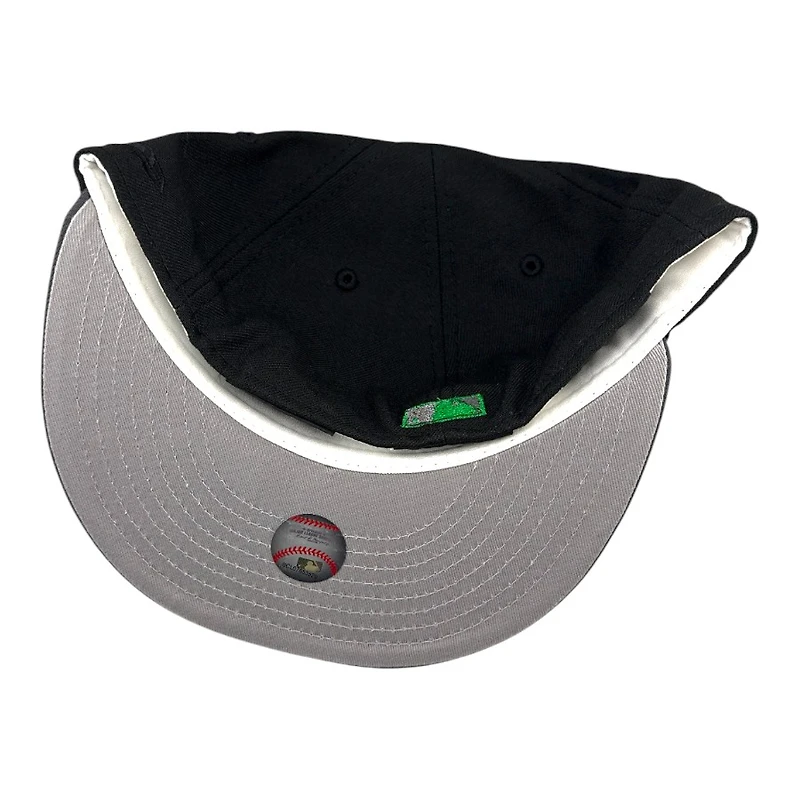 Los Angeles Dodgers Black and Graphite 1956 All Star Game Patch Grey UV New Era 59FIFTY Fitted Hat