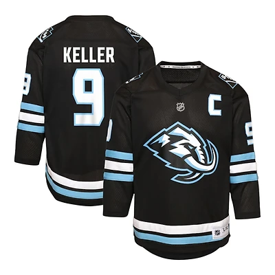 Youth Utah Mammoth Clayton Keller Black Home NHL Replica Jersey