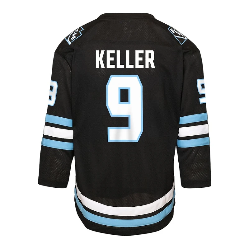 Youth Utah Mammoth Clayton Keller Black Home NHL Replica Jersey