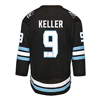 Youth Utah Mammoth Clayton Keller Black Home NHL Replica Jersey