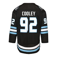 Youth Utah Mammoth Logan Cooley Black Home NHL Replica Jersey