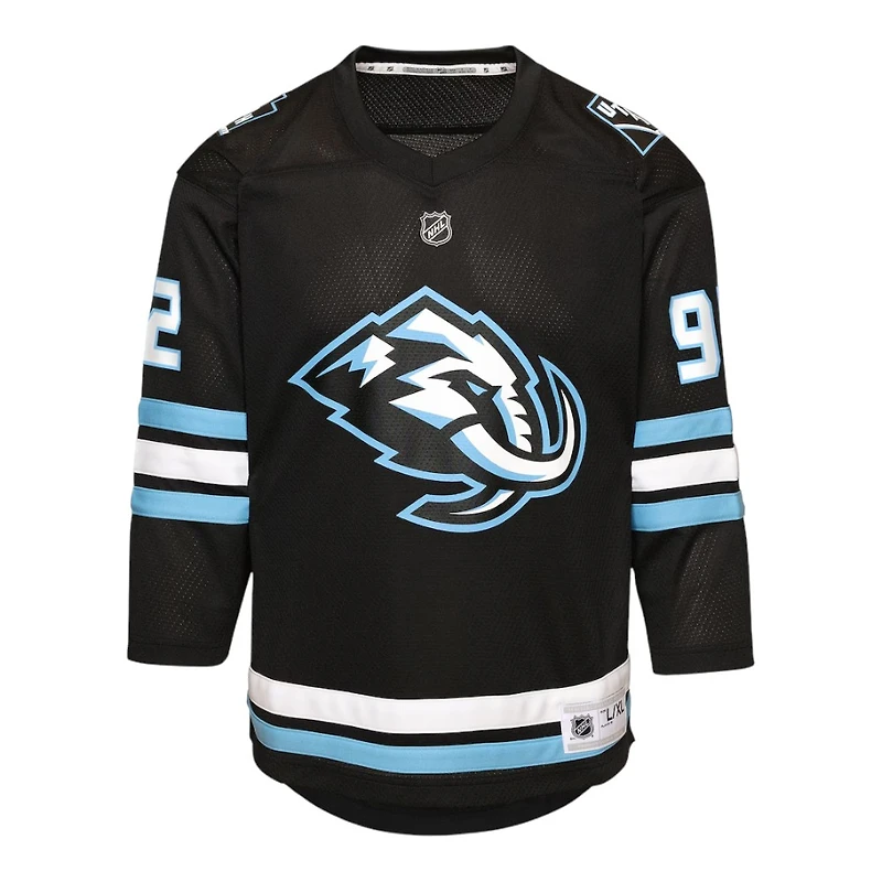 Youth Utah Mammoth Logan Cooley Black Home NHL Replica Jersey