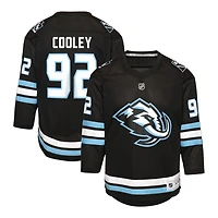 Youth Utah Mammoth Logan Cooley Black Home NHL Replica Jersey