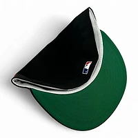 Anaheim Angels Black "Halos Collection" 40th Anniversary Patch Green UV New Era 59FIFTY Fitted Hat