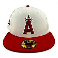 Anaheim Angels Chrome and Red "Halos Collection" 60th Anniversary Patch Gray UV New Era 59FIFTY Fitted Hat