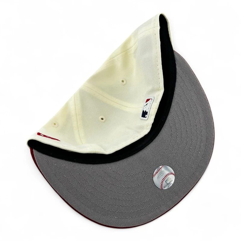 Anaheim Angels Chrome and Red "Halos Collection" 60th Anniversary Patch Gray UV New Era 59FIFTY Fitted Hat