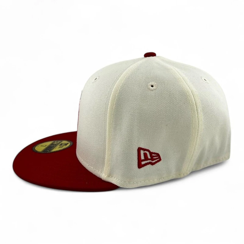 Anaheim Angels Chrome and Red "Halos Collection" 60th Anniversary Patch Gray UV New Era 59FIFTY Fitted Hat