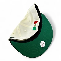 Anaheim Angels Chrome and Brown "Halos Collection" MLB Interleague Patch Green UV New Era 59FIFTY Fitted Hat