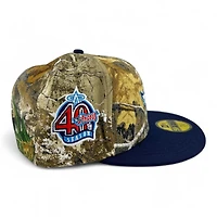 Anaheim Angels Realtree and Dark Blue "Halos Collection" 40th Anniversary Patch Green UV New Era 59FIFTY Fitted Hat