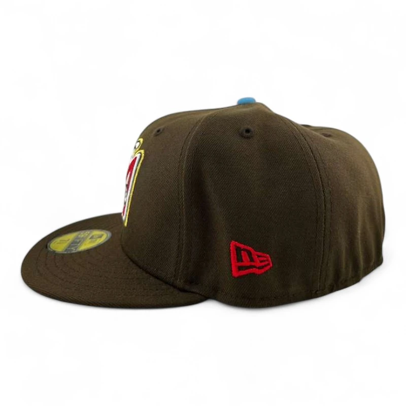 Anaheim Angels Walnut "Halos Collection" 40th Anniversary Patch Sky Blue UV New Era 59FIFTY Fitted Hat