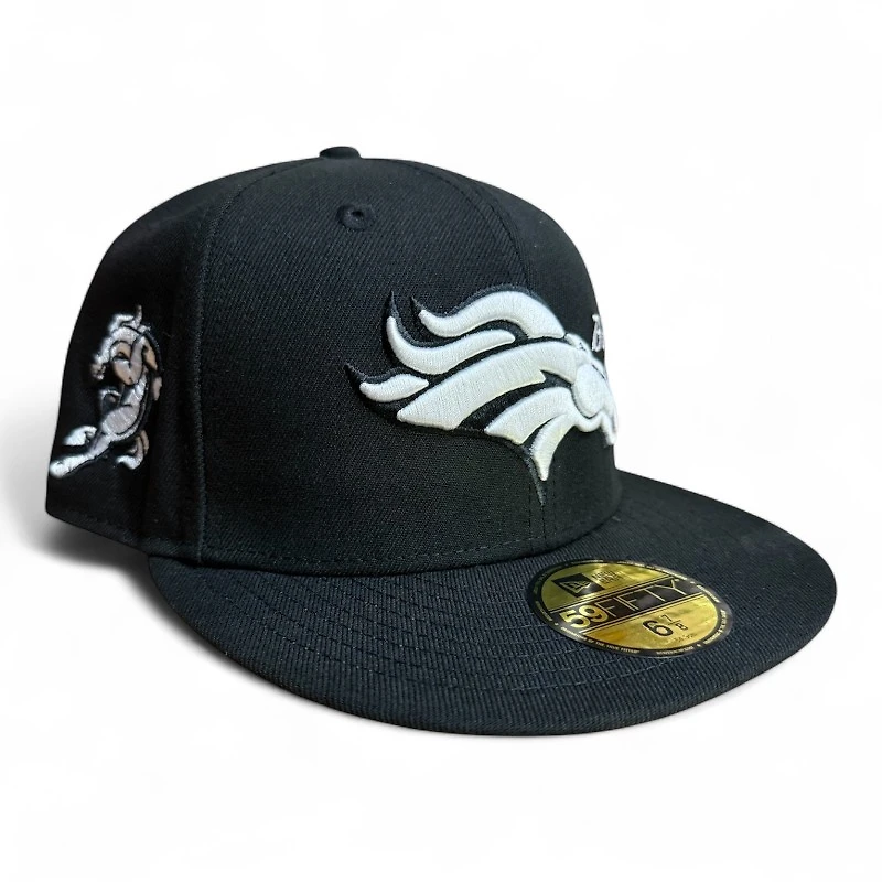 Denver Broncos Black Country with Historic Patch Gray UV New Era 59FIFTY Fitted Hat
