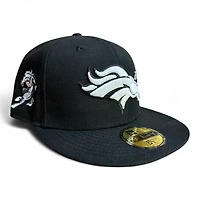 Denver Broncos Black Country with Historic Patch Gray UV New Era 59FIFTY Fitted Hat