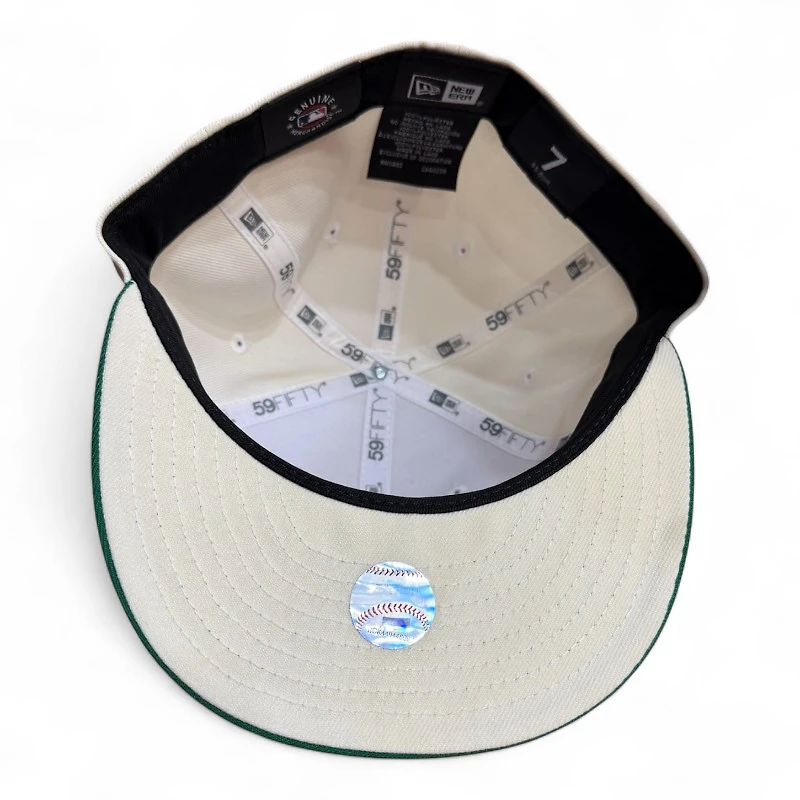 Los Angeles Dodgers Chrome and Green with Cream UV New Era 59FIFTY Fitted Hat