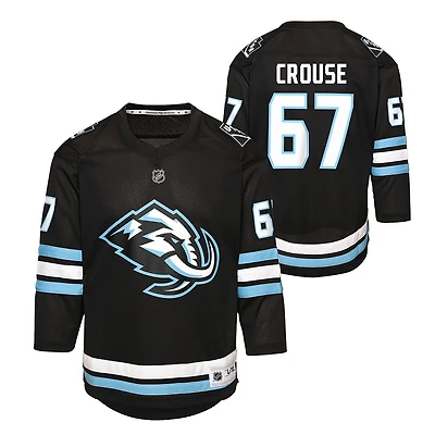 Youth Utah Mammoth Lawson Crouse Black Home NHL Replica Jersey