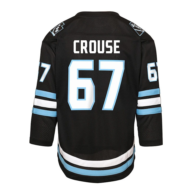 Youth Utah Mammoth Lawson Crouse Black Home NHL Replica Jersey