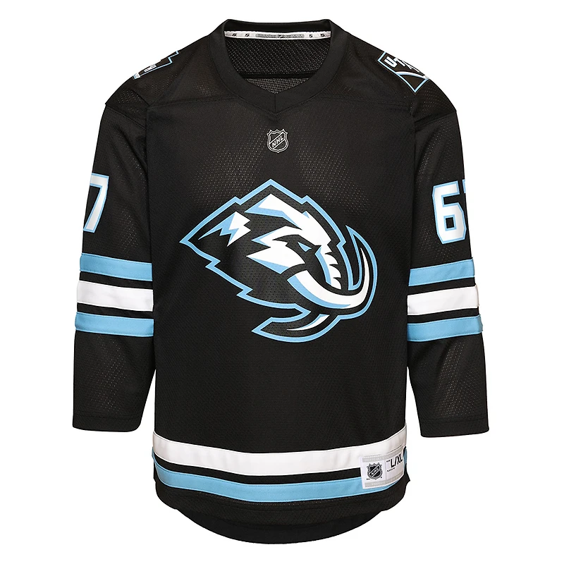 Youth Utah Mammoth Lawson Crouse Black Home NHL Replica Jersey